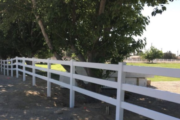 Vinyl Ranch Style Fencing